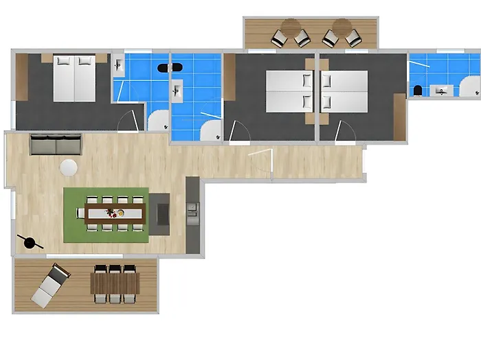Lägenhetshotell Appartementhotel Zugspitzhof Ehrwald